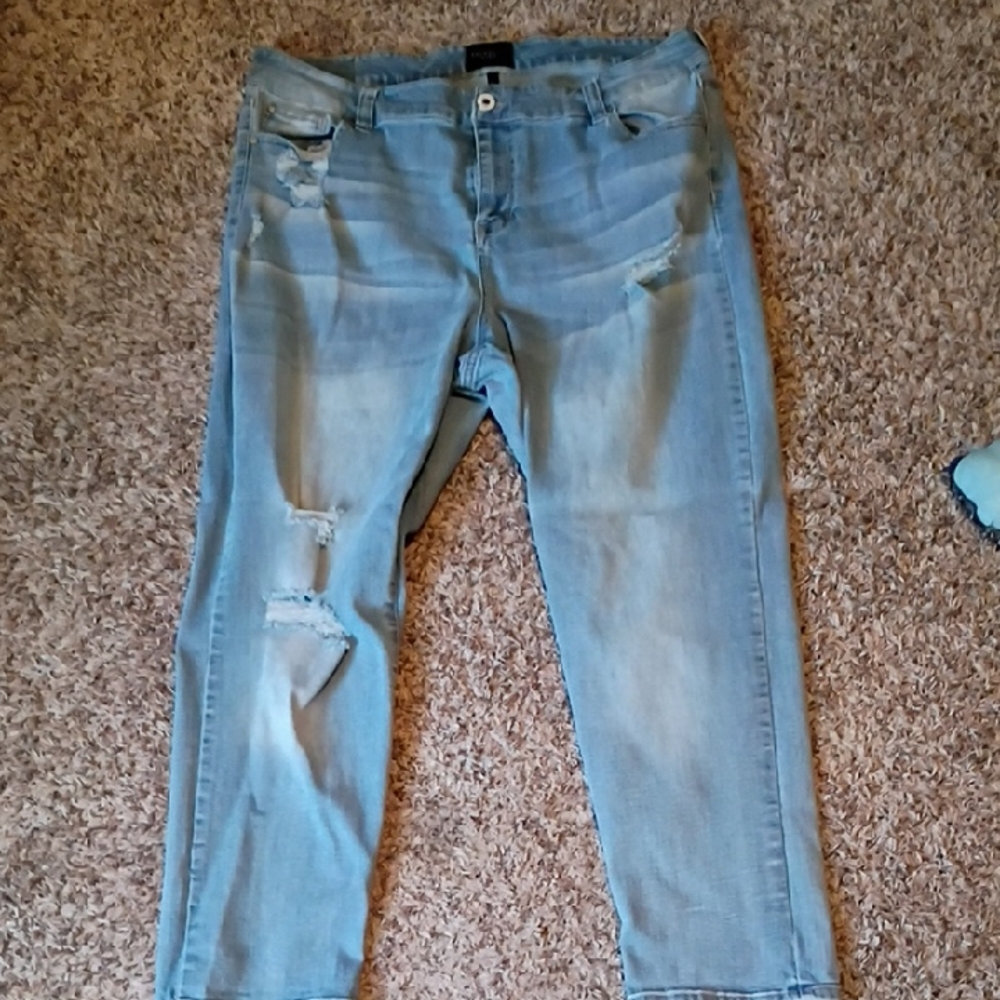 Celebrity Pink Light Blue Girlfriend Jeans